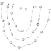Opulent Triple Strand Pearl Necklace - Mojood